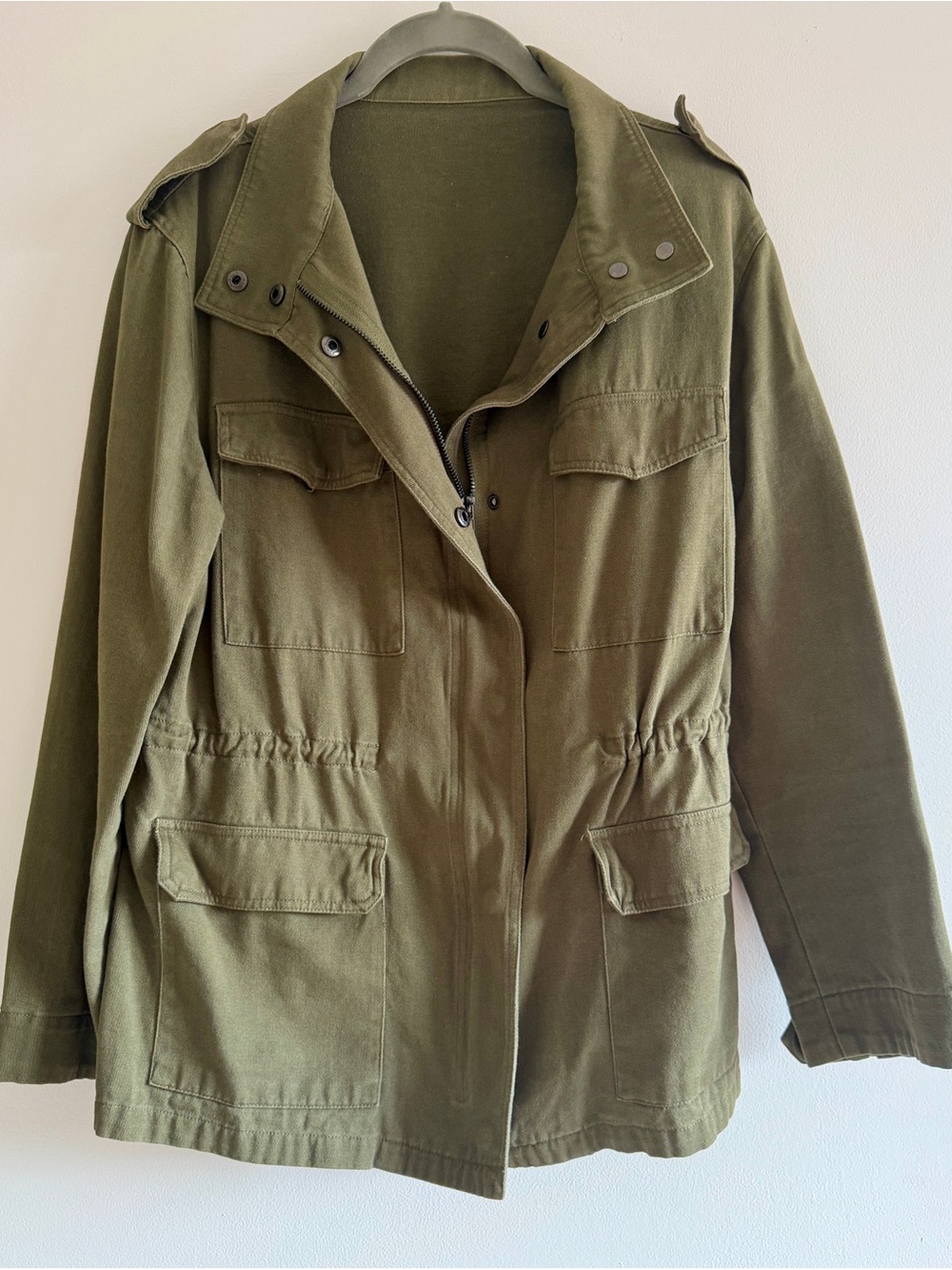 Olive Green Utility Jacket - Women